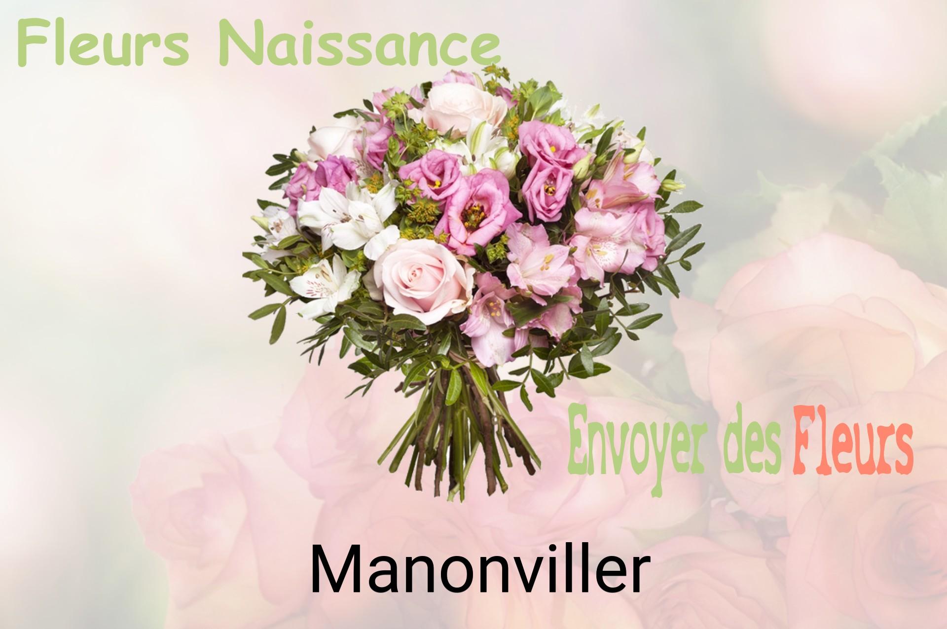 Bouquet de fleurs de naissance livré à Manonviller