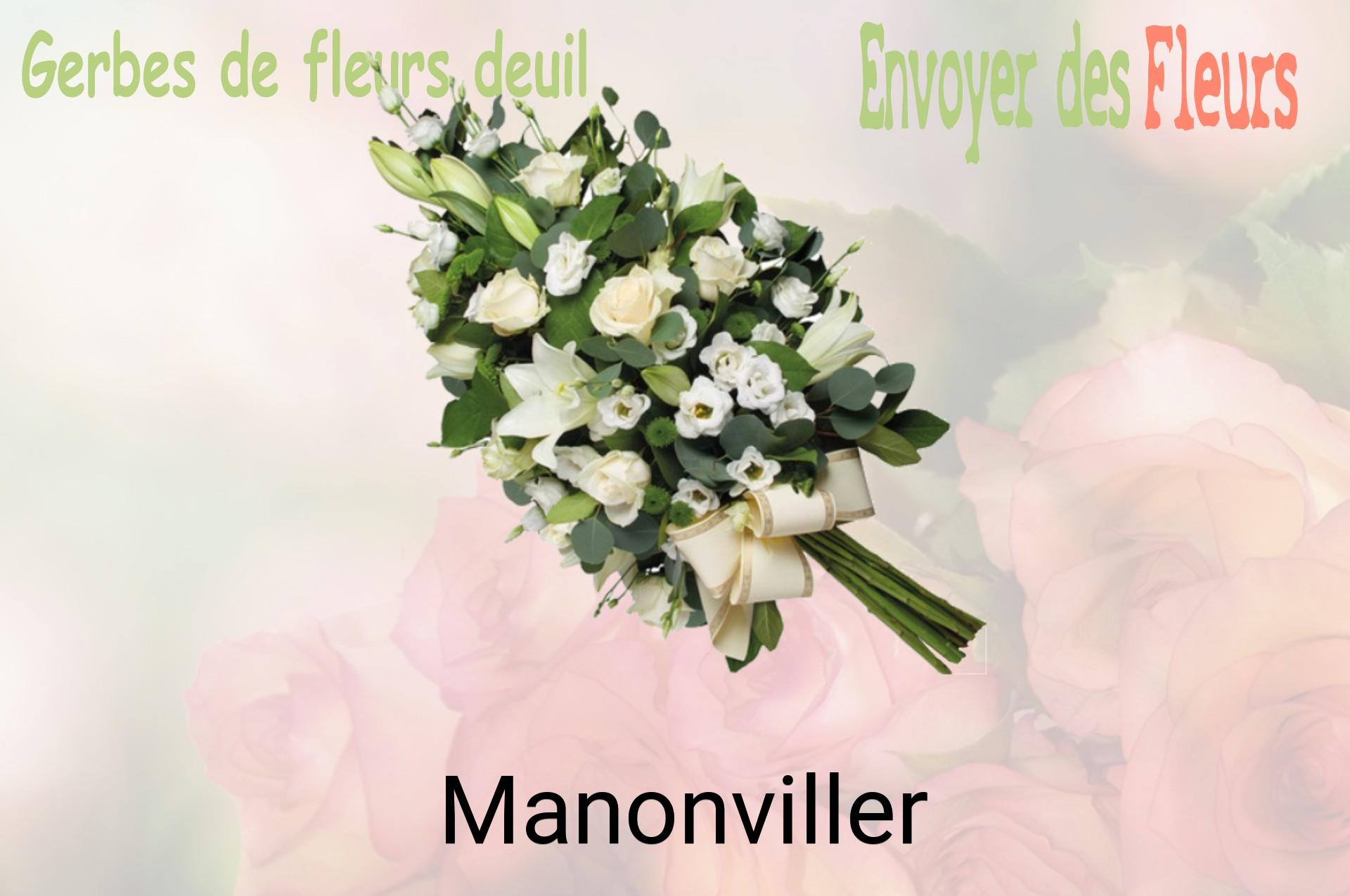 Gerbe de fleurs de deuil livrée à Manonviller